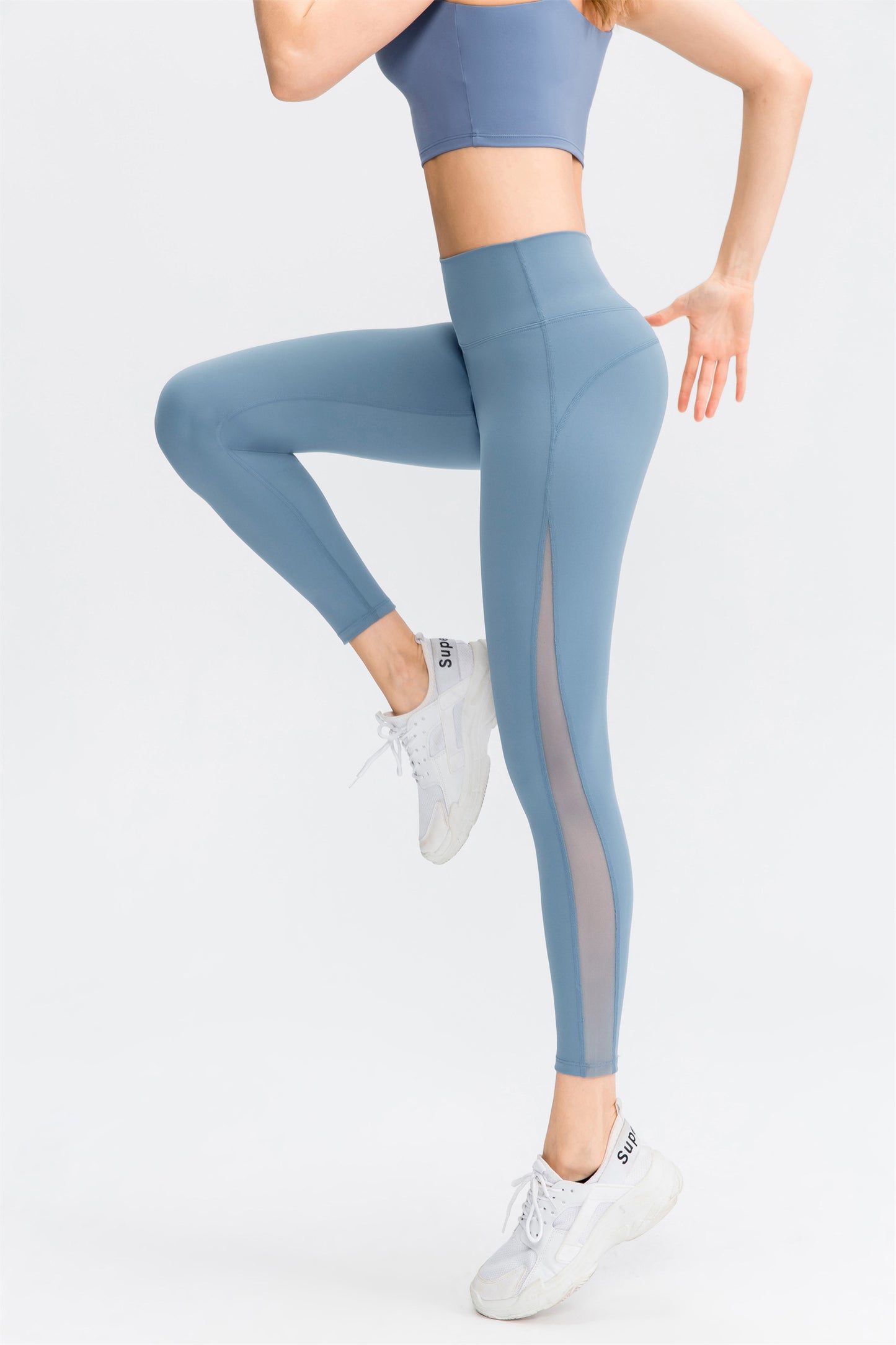 High Waisted Mesh Sport Leggings