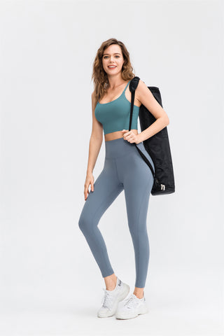 Padded Workout Cropped Tank Top