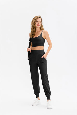 High Waist Loose Casual Pants
