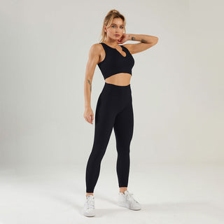 Seamless Gym Yoga Set Tank Top & Leggings for Women