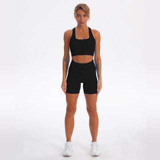 Seamless Gym Yoga Set Tank Top & Shorts