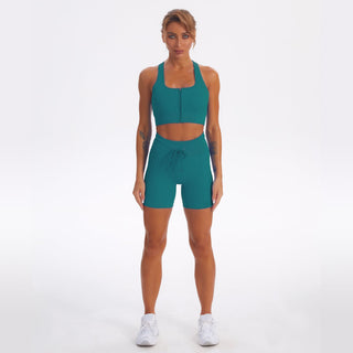 Seamless Gym Yoga Set Tank Top & Shorts