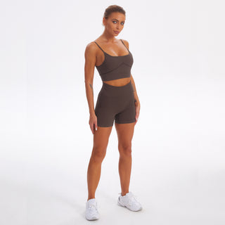Seamless Gym Yoga Set Tank Top & Shorts