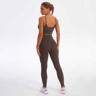 Seamless Gym Yoga Set Tank Top & Leggings