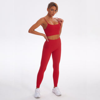 Seamless Gym Yoga Set Tank Top & Leggings