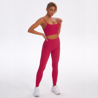 Seamless Gym Yoga Set Tank Top & Leggings