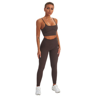 Seamless Gym Yoga Set Tank Top & Leggings