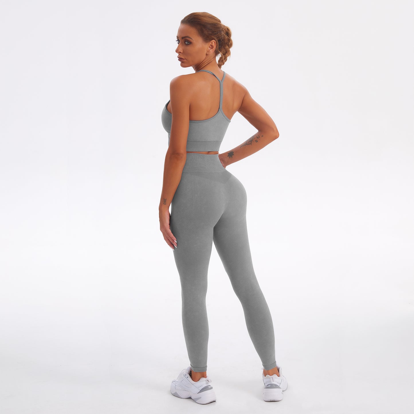 Seamless Gym Yoga Set Sports Bra & Leggings