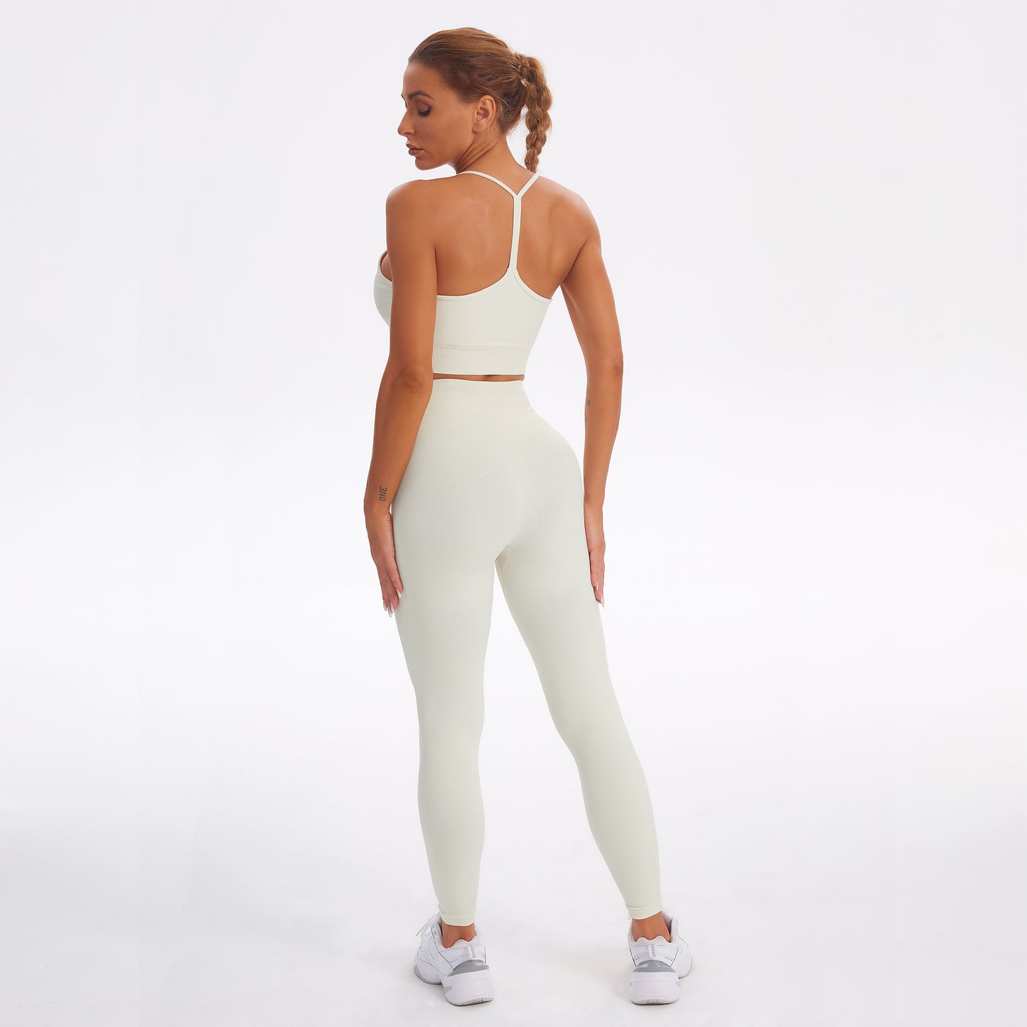 Seamless Gym Yoga Set Sports Bra & Leggings