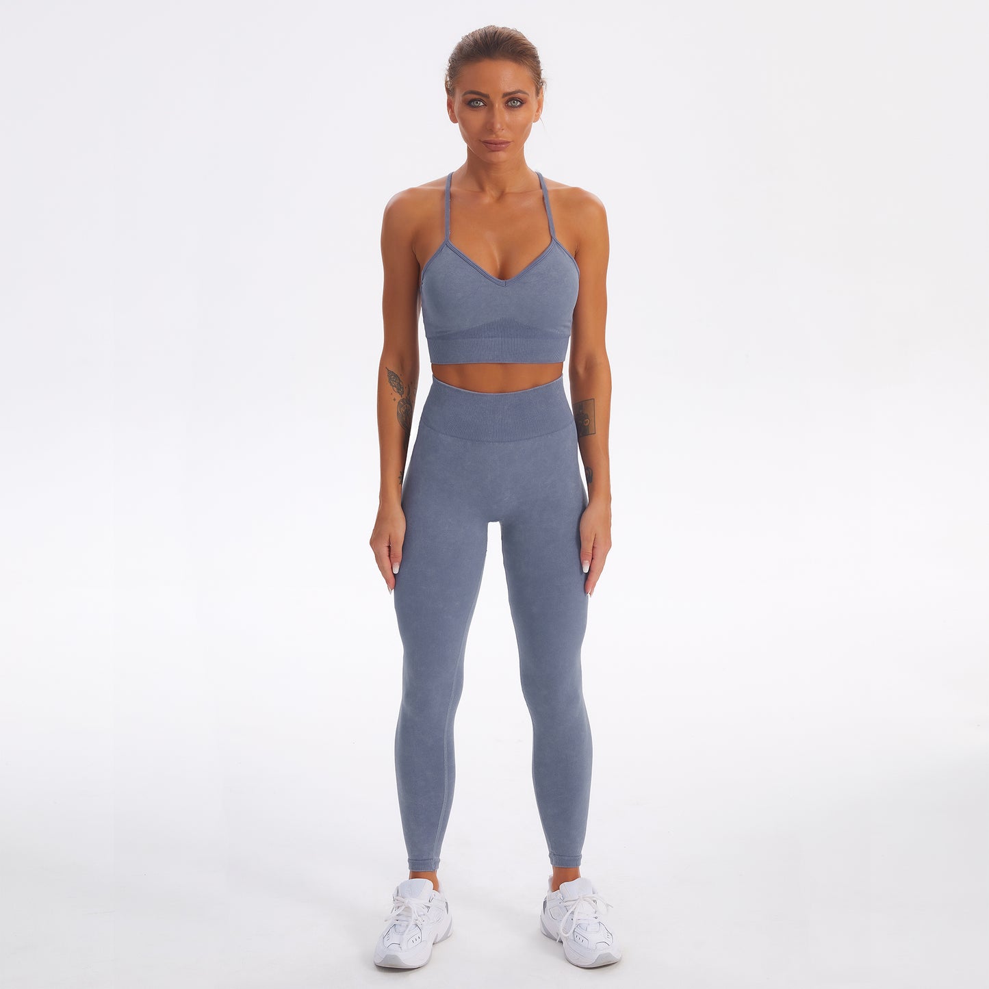 Seamless Gym Yoga Set Sports Bra & Leggings