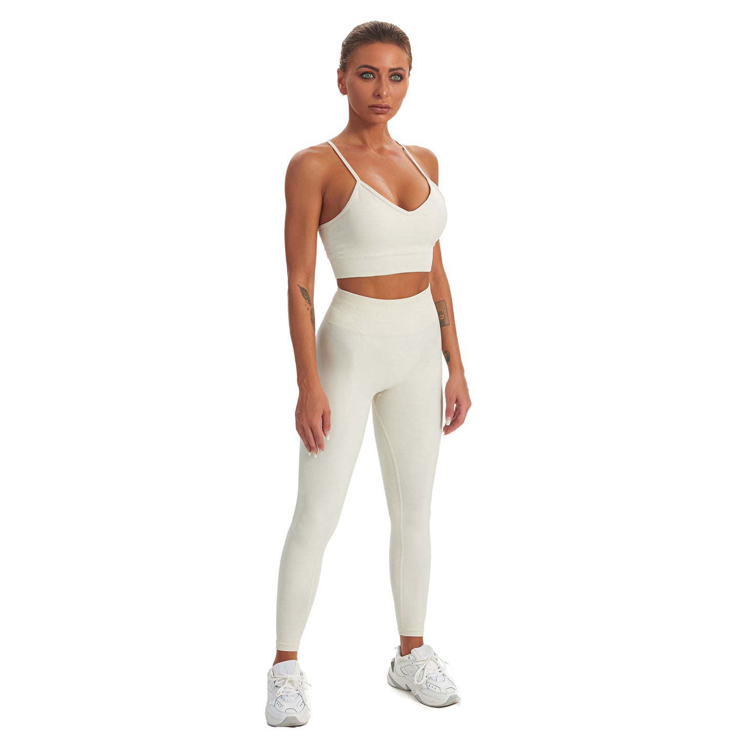 Seamless Gym Yoga Set Sports Bra & Leggings