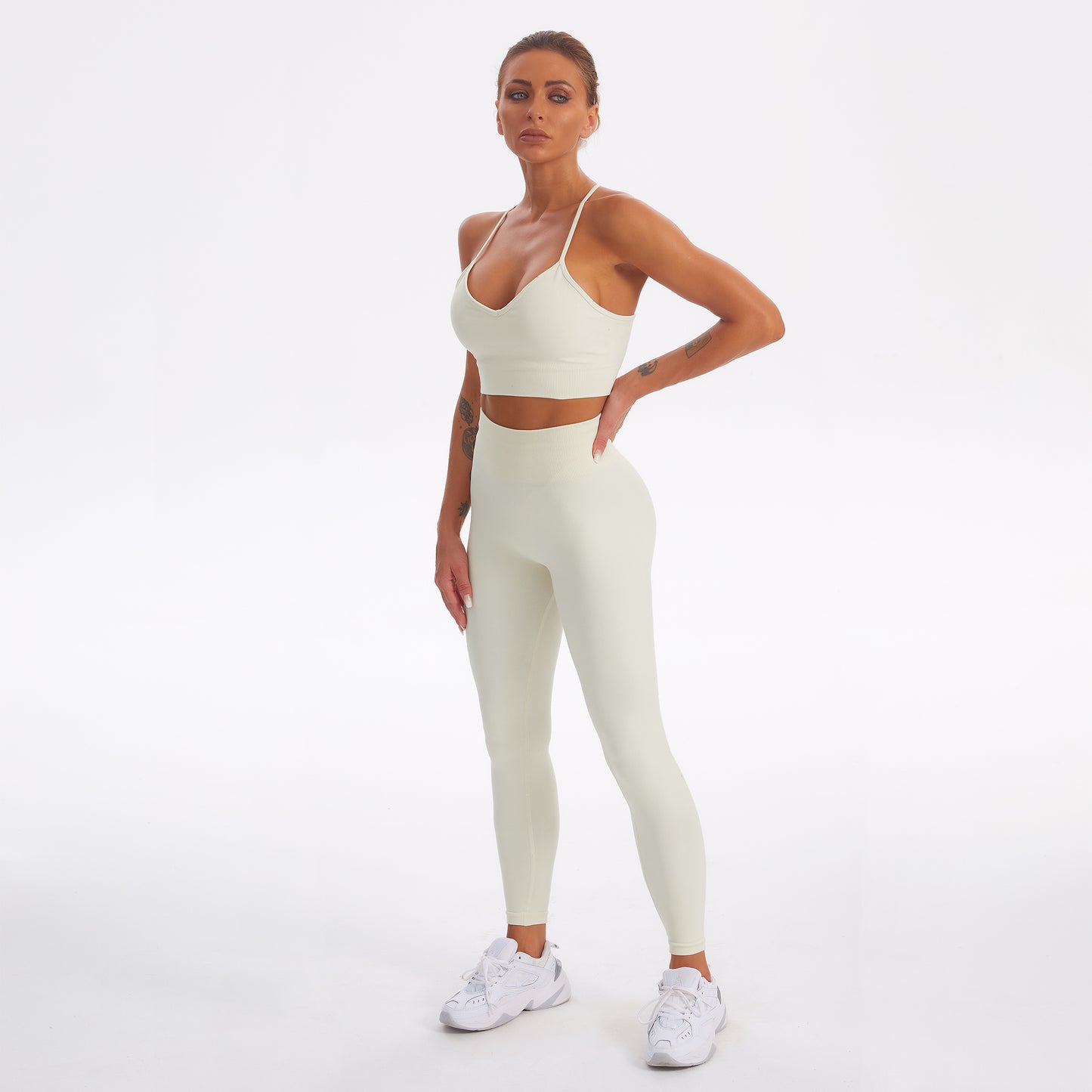 Seamless Gym Yoga Set Sports Bra & Leggings
